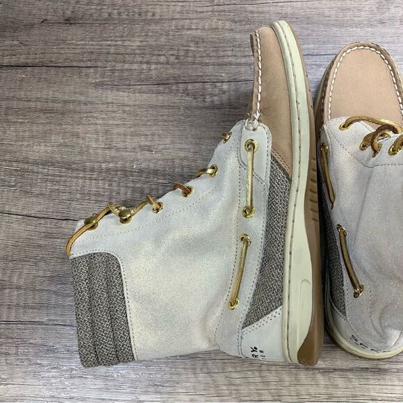 Sperry Top-Sider~Women’s~Hikerfish Tan Ankle Boots~Size 6.5 - Picture 6 of 10